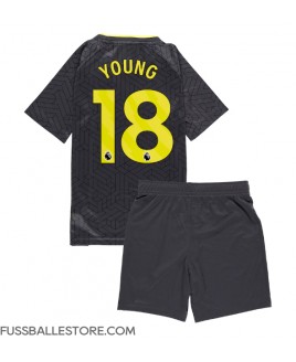 Günstige Everton Ashley Young #18 Auswärts Trikotsatzt Kinder 2024-25 Kurzarm (+ Kurze Hosen)